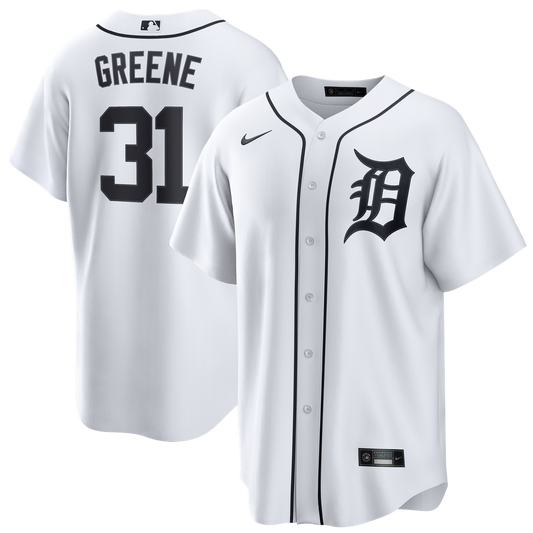Riley Greene Detroit Tigers Nike Home Replica Jersey - White